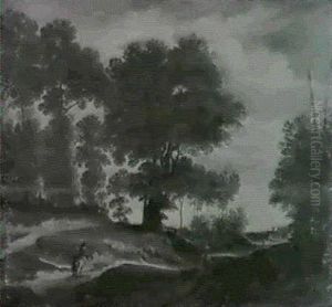 Promeneurs Sur Un Chemin Promeneurs Sur Un Chemin