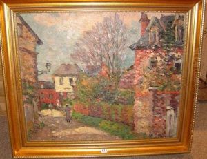 Rue De Village by Leon Suzanne
