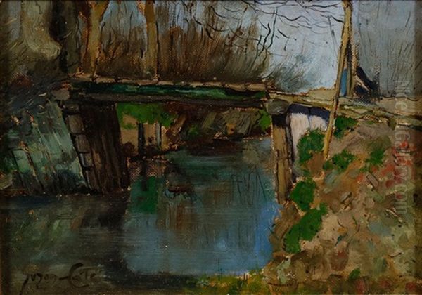 Old Bridge, Arthabasca, Pq - view 1