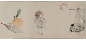 Makimono (horizontal Handscroll) by Kiitsu Suzuki