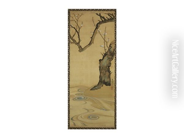 White Plum Blossom - view 1