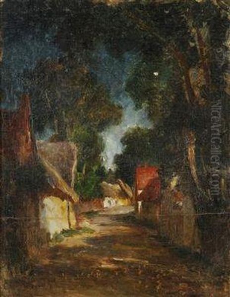 Dorf Vor Dem Gewitter - view 1