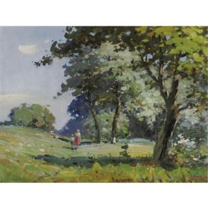 Landscape by Vasili Semenovich Svarog