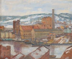 Union Fabrikker I Skien by Anders Castus Svarstad