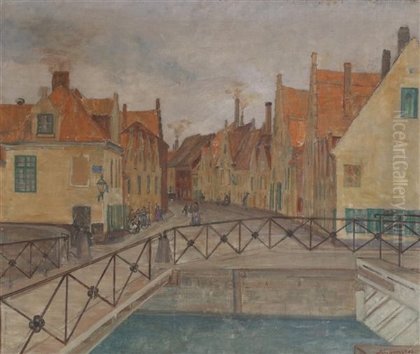 Bylandskap Med Kanal - view 1