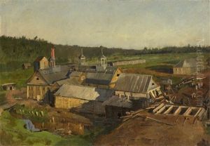 View Of The Distillery At Mikhailovsky Zavod