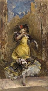A Spanish Dancer by Paul A. Svedomsky