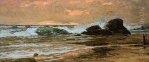 Seascape With Clear Sky by Paul A. Svedomsky