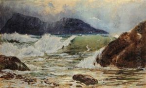 Veduta Costiera Italiana - Mare by Paul A. Svedomsky