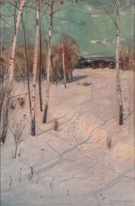 Birches And Snow