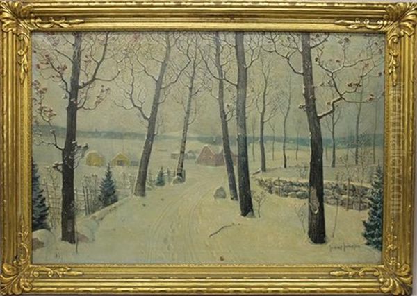 Winter Town Scene - view 1