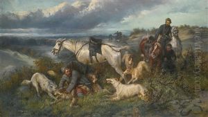 Wolf Hunt by Nikolai Egorovich Sverchkov