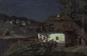 Ukrainian Village By Moonlight Ukrainian Village By Moonlight