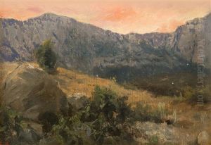 Mountain Landscape by Sergei Ivanovich Svetoslavsky