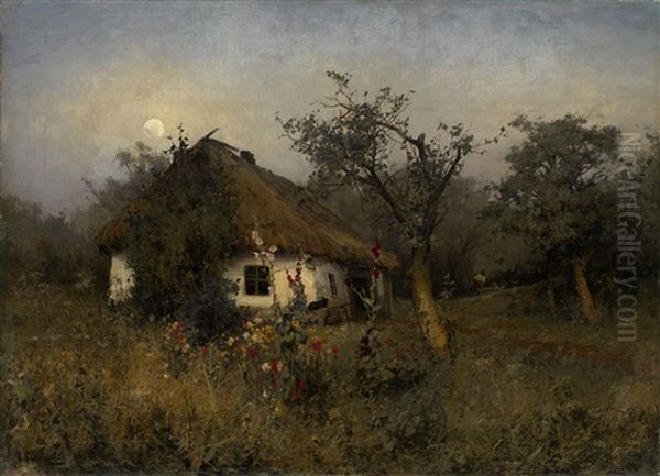 Village By Moonlight - view 1