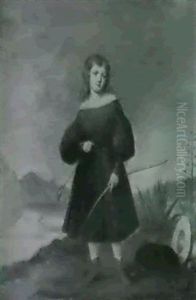 Portrait Of A Young Boy, Said To Be The Artist's Son Edwin Portrait Of A Young Boy, Said To Be The Artist's Son Edwin