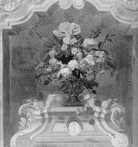 Bloemstilleven Op Een Plint