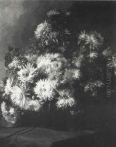 Still Life With Mums And Violin Still Life With Mums And Violin