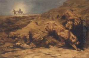 Flight To Egypt by John Macallan Swan