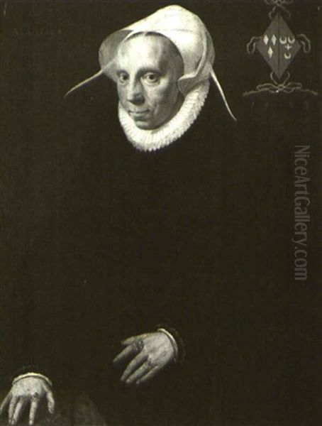 Portrait Of Adriana Vrancken Paets, Aged 64 - view 1