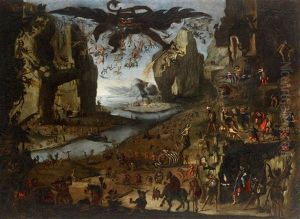 The Temptation Of Saint Anthony by Jakob Isaacsz Swanenburgh