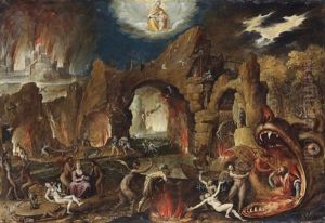 The Harrowing Of Hell by Jakob Isaacsz Swanenburgh