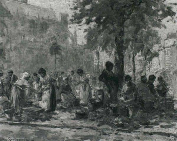 A Corner Of The Market, Dieppe - view 1