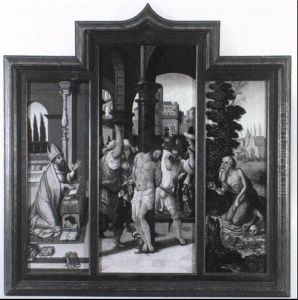 Hausalt,rchen: Hl. Augustinus - Christus An Der Geiselsaule - Hl. Hieronimus