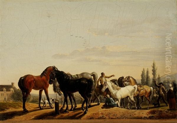 Gegenstucke: "marche Aux Cheveaux" - view 1