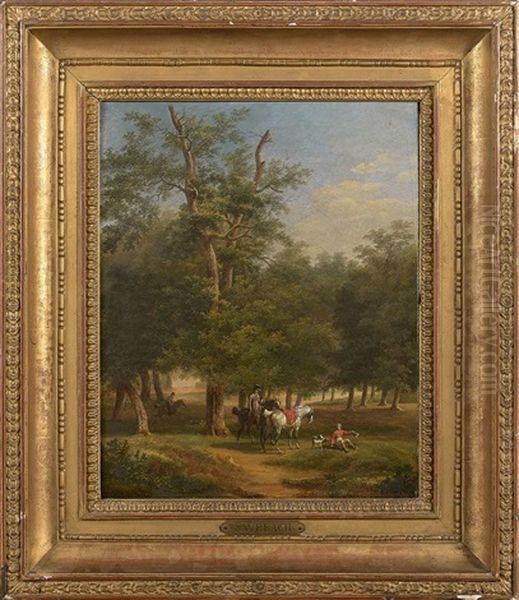 Le Piqueur Victor En Foret - view 1
