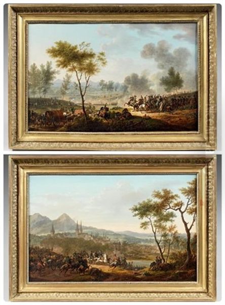 La Bataille De Marengo, La Bataille De Zurich (pair) - view 1