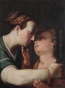 Mere Et Enfant by Gerrit Pietersz. Sweelinck