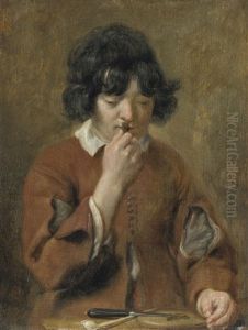 Young Boy With Tobacco