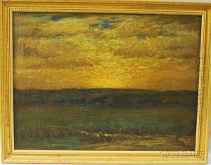 Sunset Landscape by William Ottis Swett Jr.