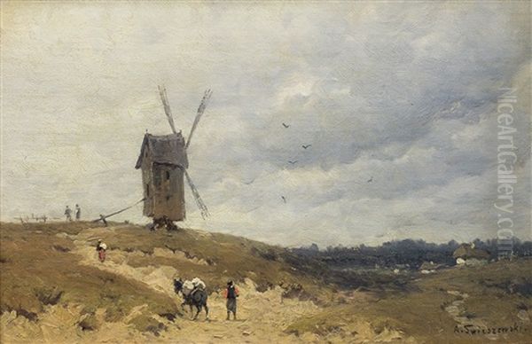 Landscape With Windmill - view 1