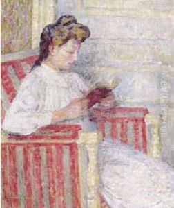 Femme A La Lecture, Vers 1900. Femme A La Lecture, Vers 1900.