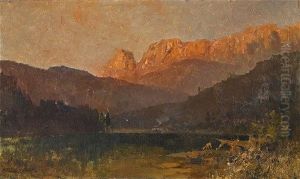 Blick Uber Den Volser Weiher Auf Den Schlern by Alexander Swieszewski