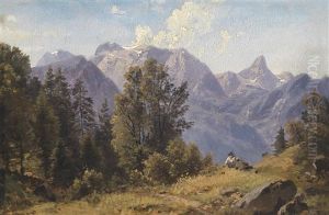 Rast Auf Der Alm by Alexander Swieszewski