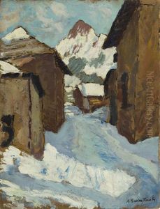 Country Town In A Mountain Country Town In A Mountain