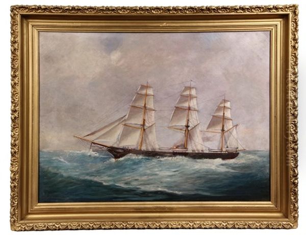 Whaler Underway In High Seas - view 1