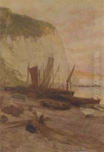 Mending The Nets by George Hillyard Swinstead