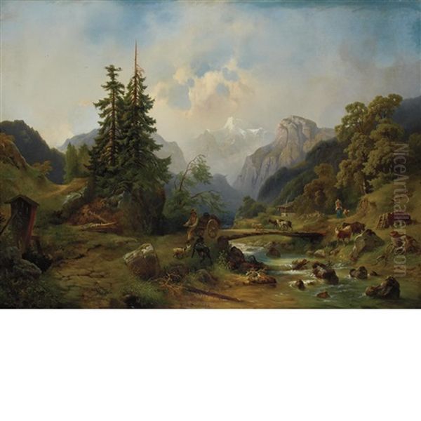Idyllic Mountain Landscape - view 1