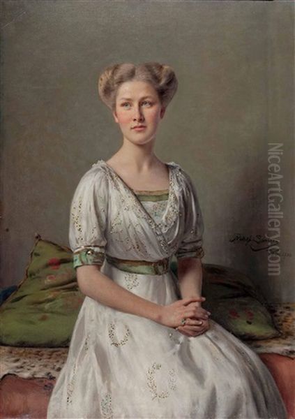Maria Etrich, Frau Des Osterreichischen Piloten Und Flugzeugkonstrukteur Ignaz Etrich - view 1