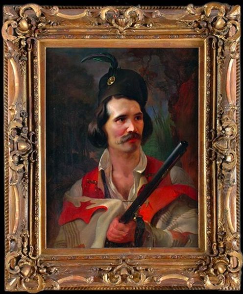 Portrait Of A Man With A Shotgun - view 1