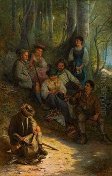 Rast Am Heimweg Von Der Alm - view 1