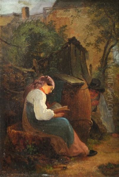 A Girl With A Book - view 1