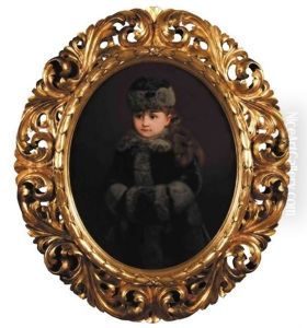 Portret Dziewczynki Z Mufka