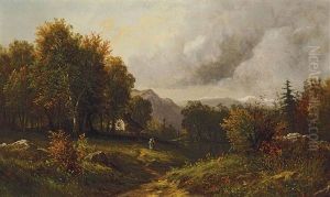 Landscape In The Poconos by James Brade Sword