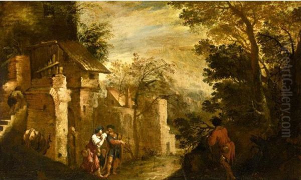 Landscape With The Expulsion Of Hagar And Ishmael - view 1
