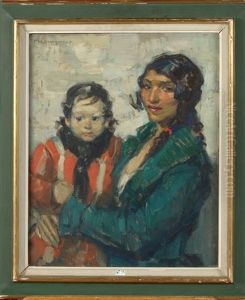 Mere Gitane Et Son Enfant by Philippe Swyncop